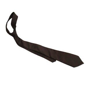 Vintage Mens Silk Neck Tie 3.5” 54" Brown